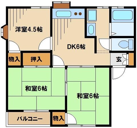 ハイツ望月の物件間取画像